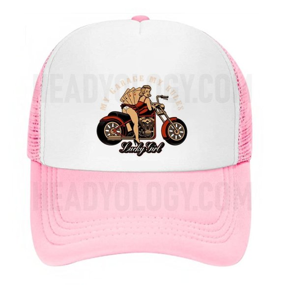Naughty Girl Motorcycle Hats For Women (choose your color) - Picture 2 of 9